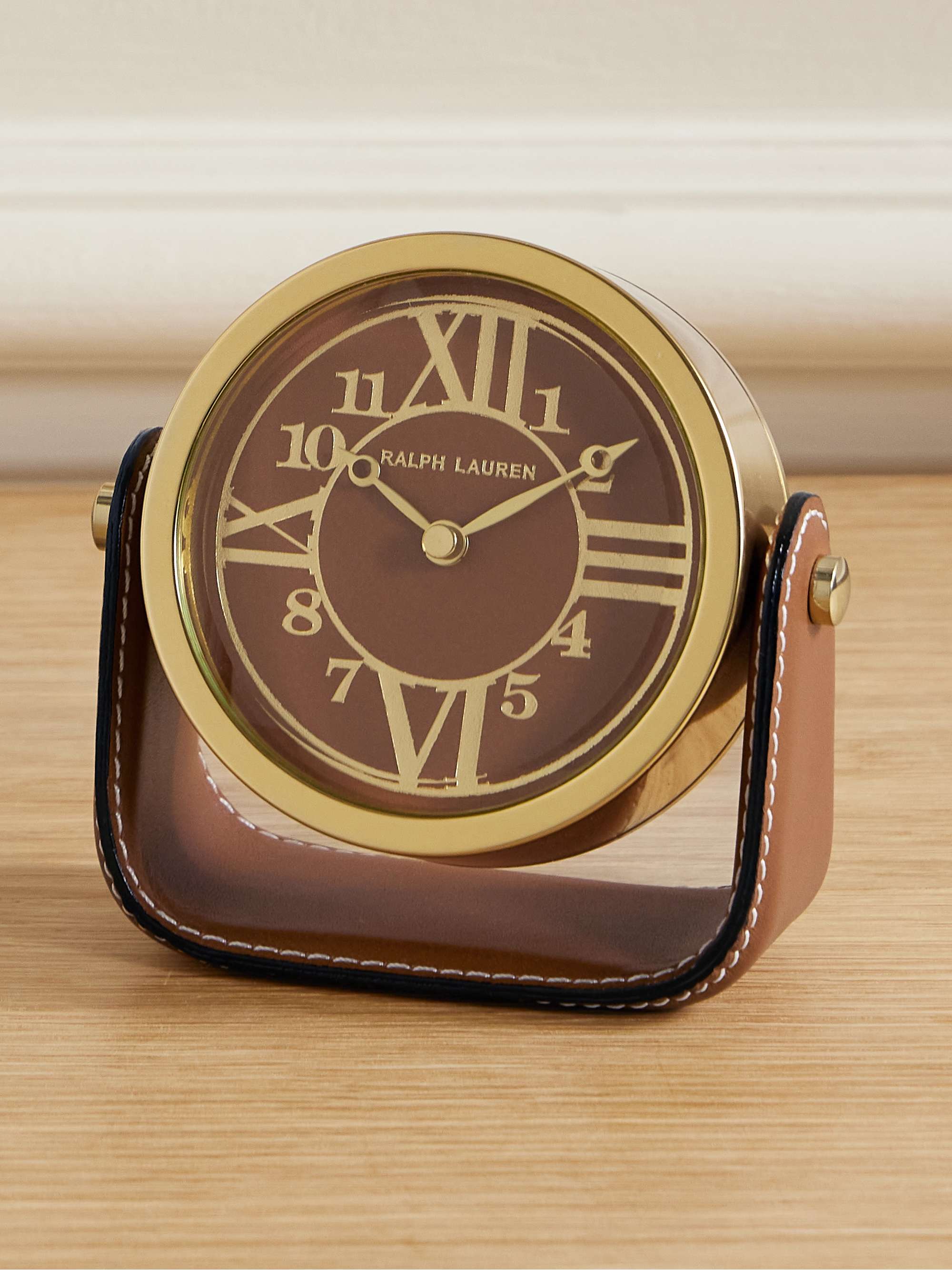RALPH LAUREN HOME + Chelsea Clock Brennan gold-tone and RALPH LAUREN HOME + Chelsea Clock Brennan gold-tone and