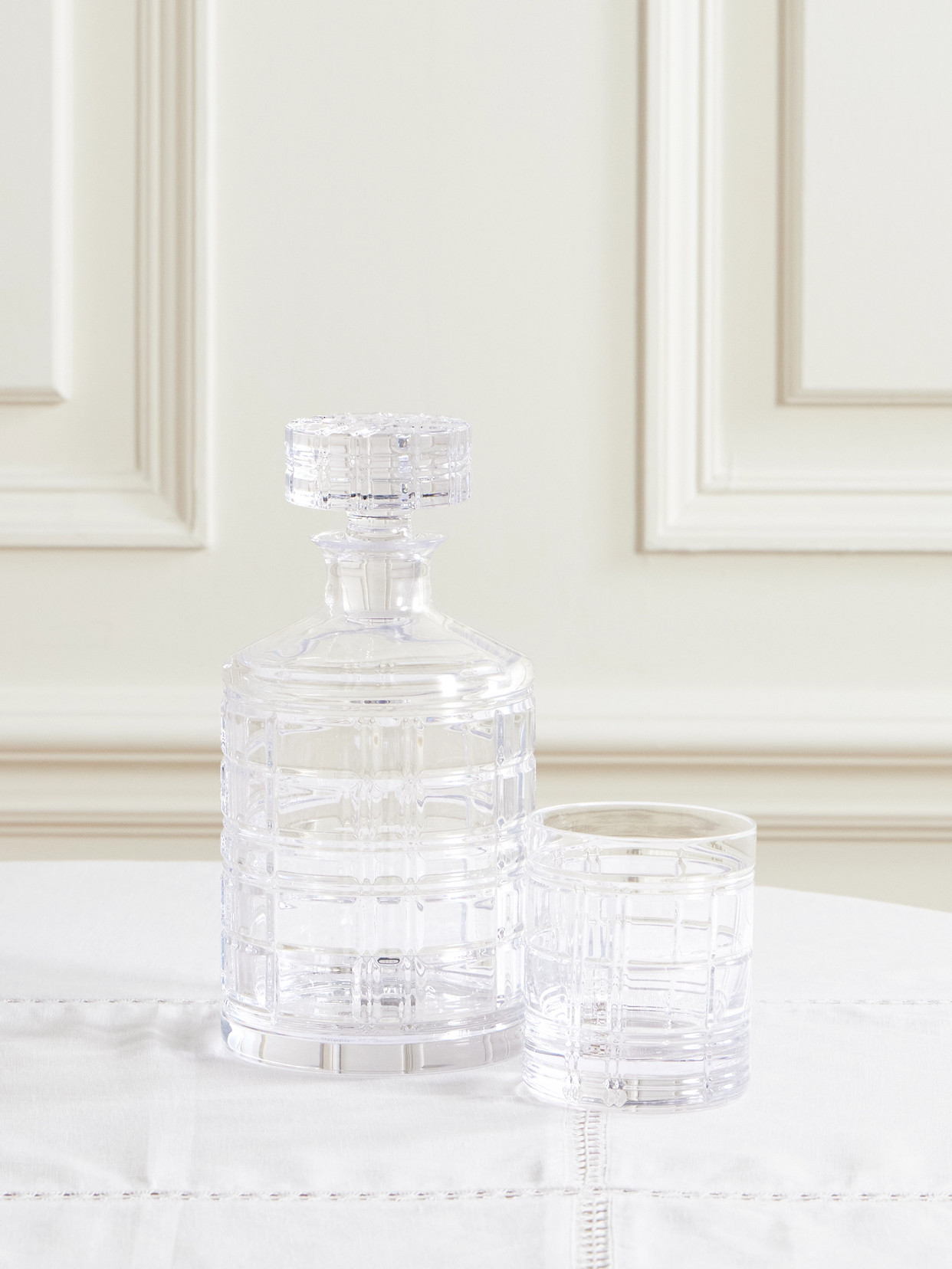 Ralph Lauren Hudson Crystal Decanter And Glasses Set
