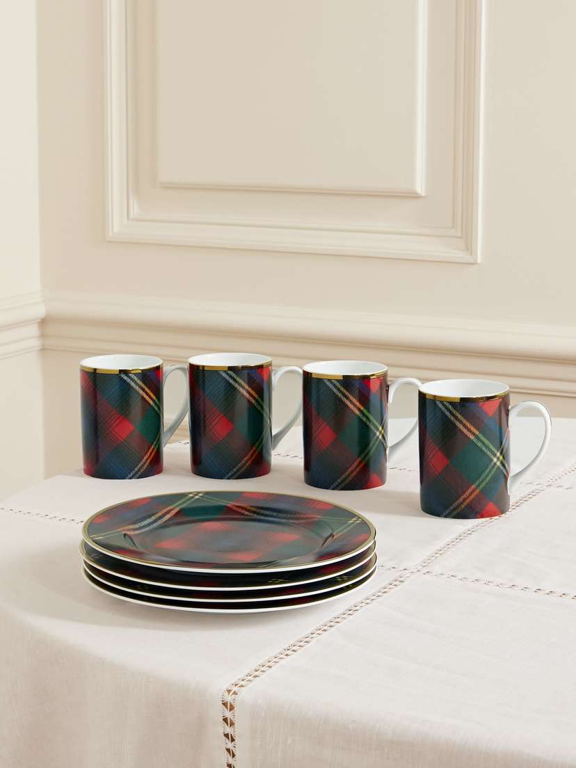 Ralph Lauren Home Alexander Gold-tone Printed Porcelain Gift Set