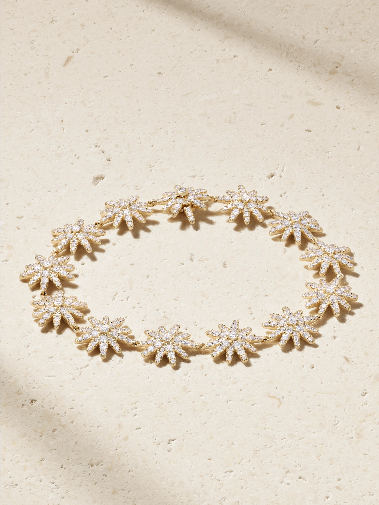 David Yurman Starburst 18-karat Gold Diamond Bracelet