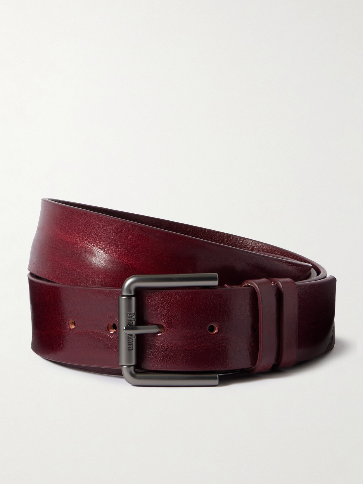 Max Mara Leather Belt In Brown