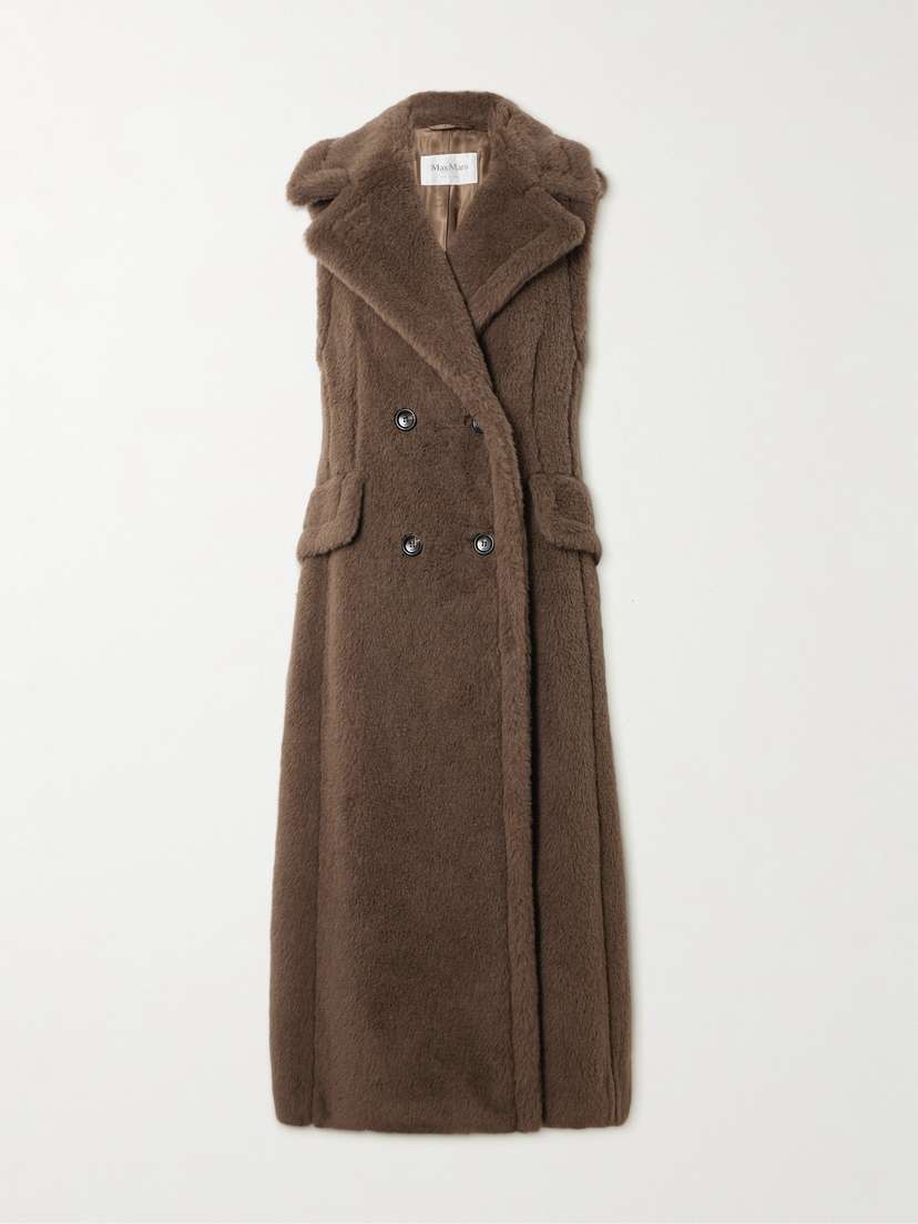 Max Mara Boario Belted Alpaca-blend Double-breasted Coat