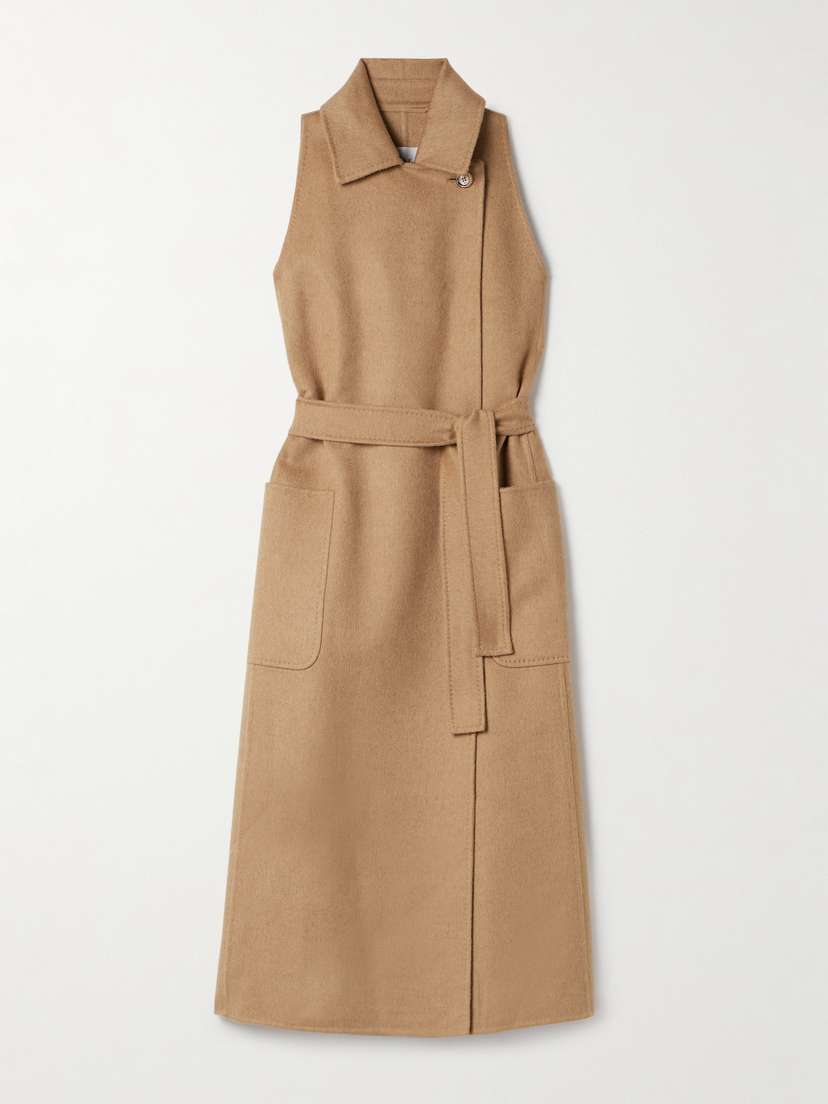 Max Mara Berlina Belted Camel Hair Coat
