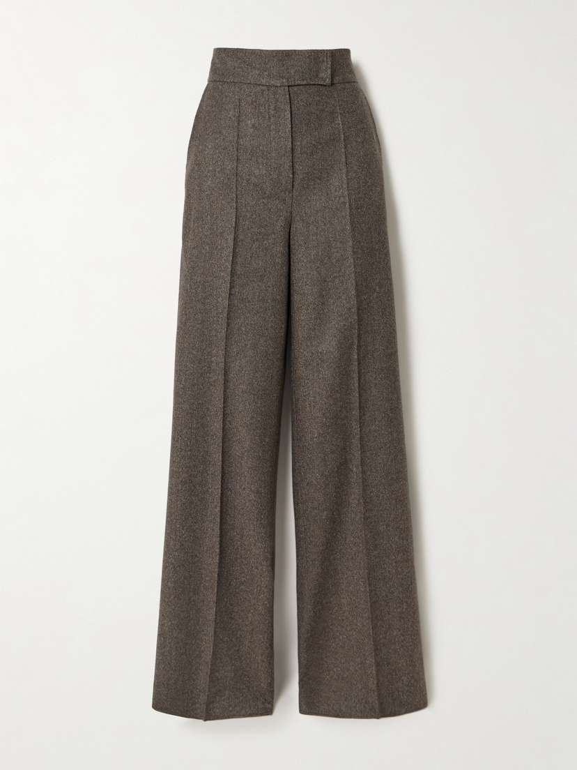 Max Mara — Wool wide-leg pants