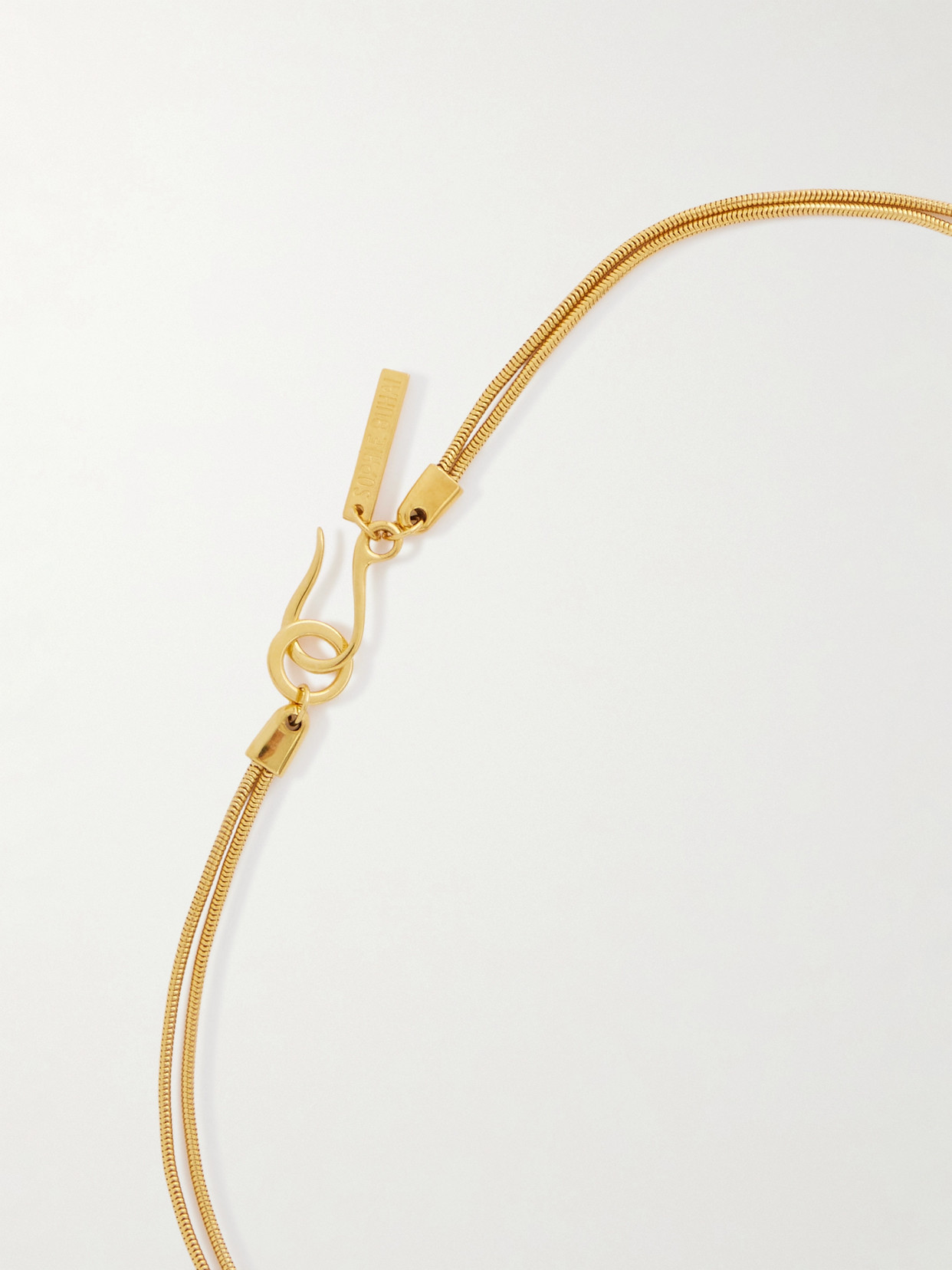 Sophie Buhai Diana Gold Vermeil Necklace In Brown