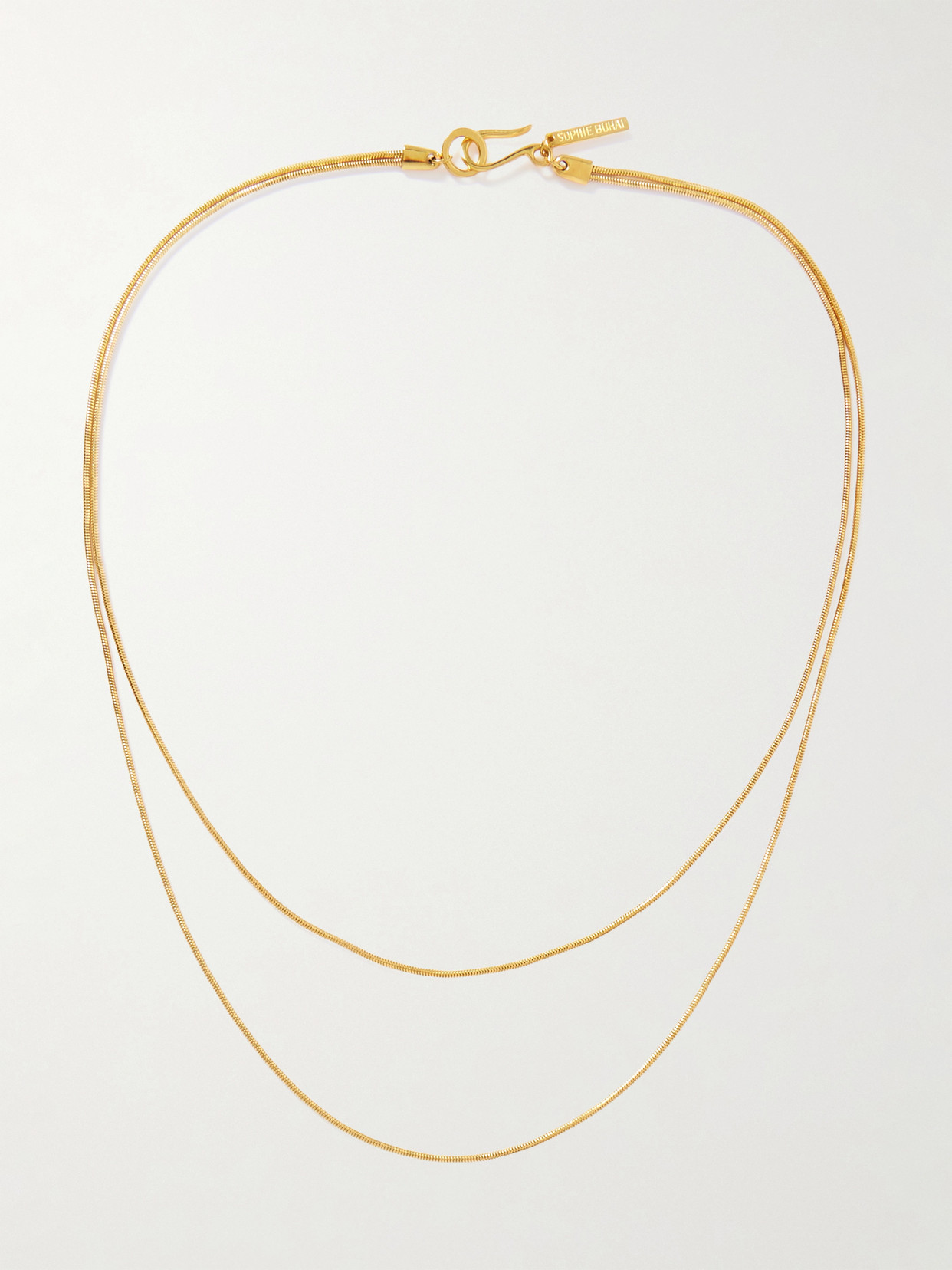 Sophie Buhai Diana Gold Vermeil Necklace In Brown