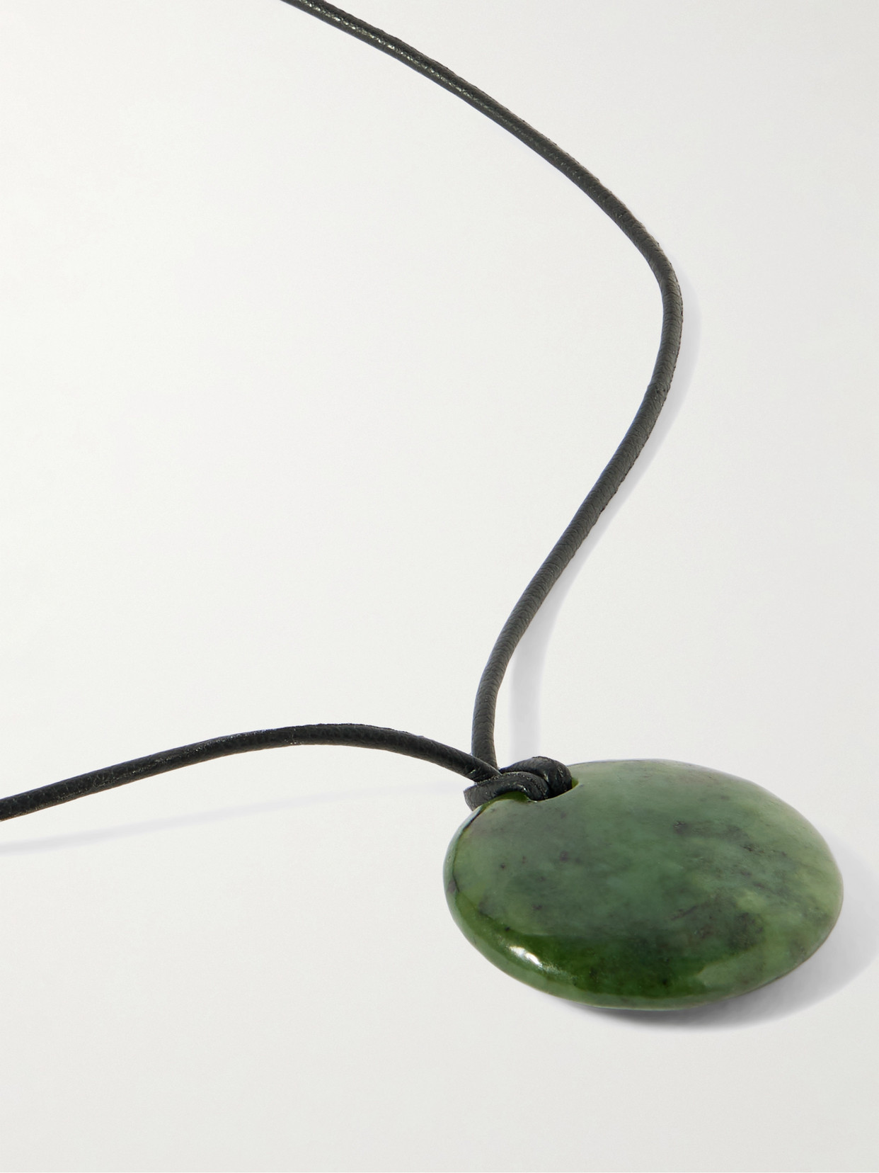 Sophie Buhai Full Moon Small Pendant Necklace In Green