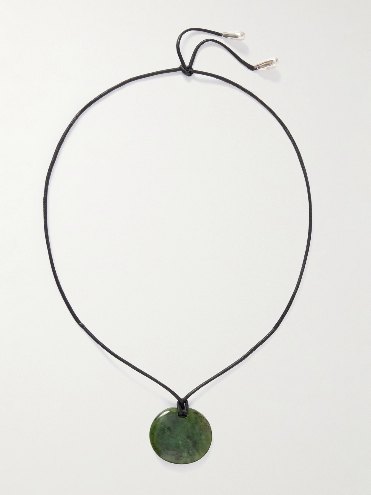 Sophie Buhai Full Moon Small Pendant Necklace In Green