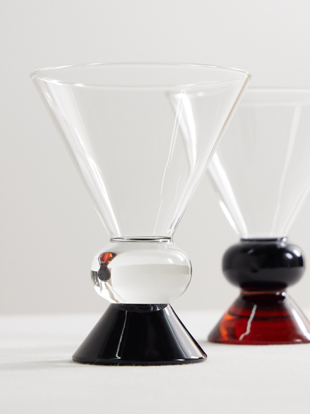 Sophie Lou Jacobsen + Ghia Totem Set Of Two Glasses In Multi
