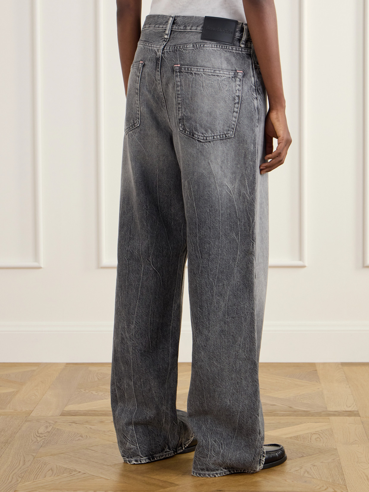Mid-Rise Wide- Leg