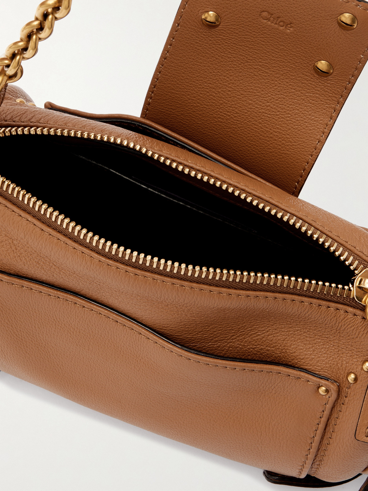 Chloé Chloe Women Biscuit Leather Small Paddington Shoulder Bag In Brown