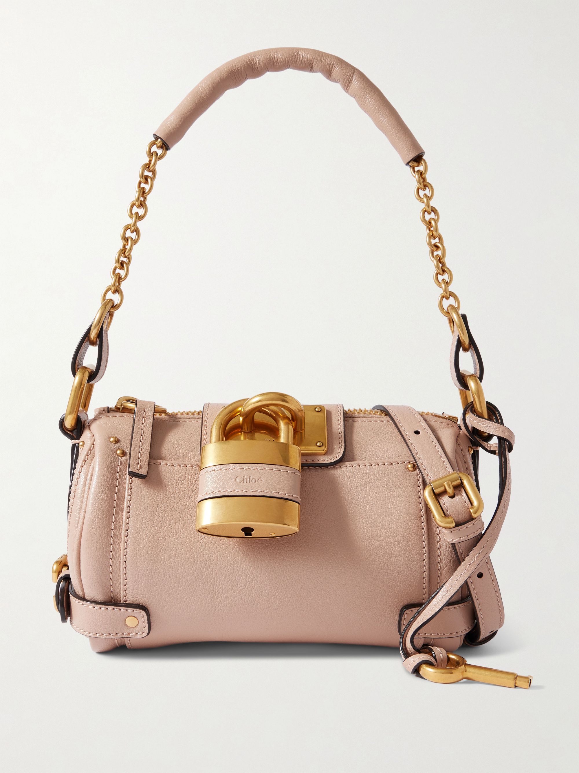 CHLOÉ Paddington textured-leather shoulder bag
