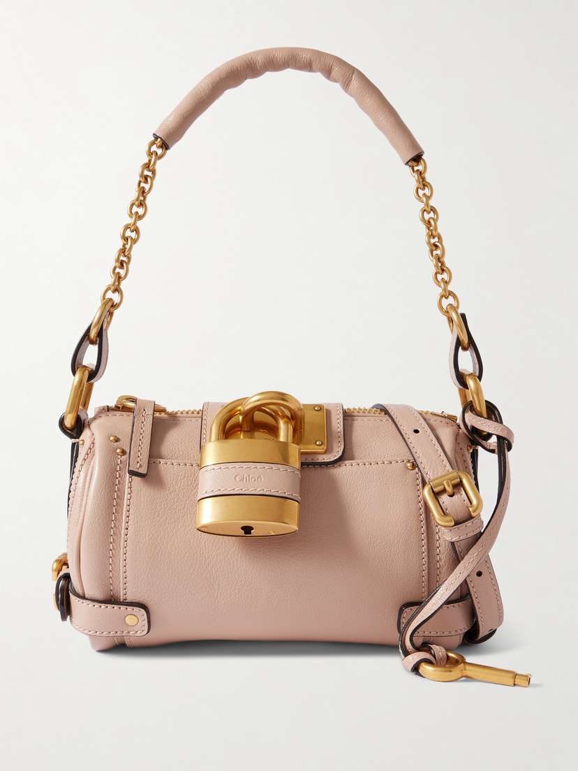 Chloé Paddington Textured-leather Shoulder Bag