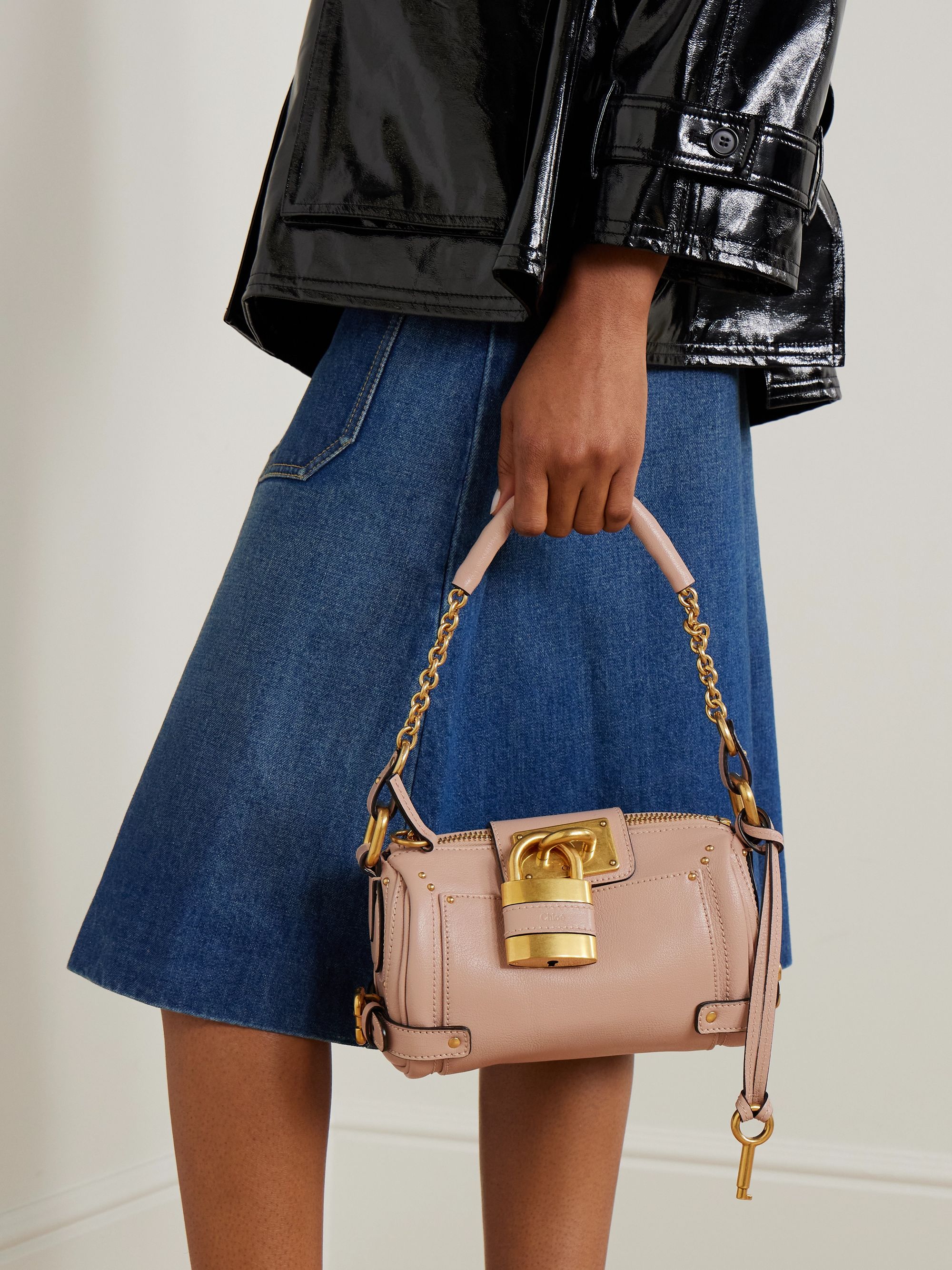 CHLOÉ Paddington textured-leather shoulder bag