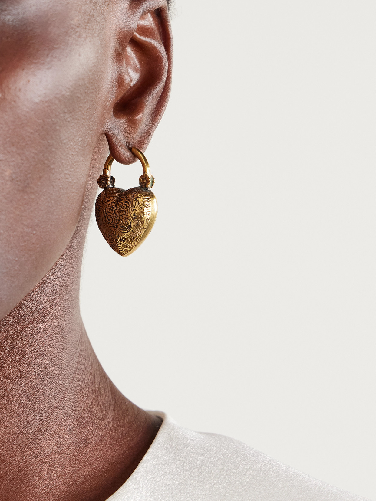 Chloé Laiton Gold-tone Earrings In Gold