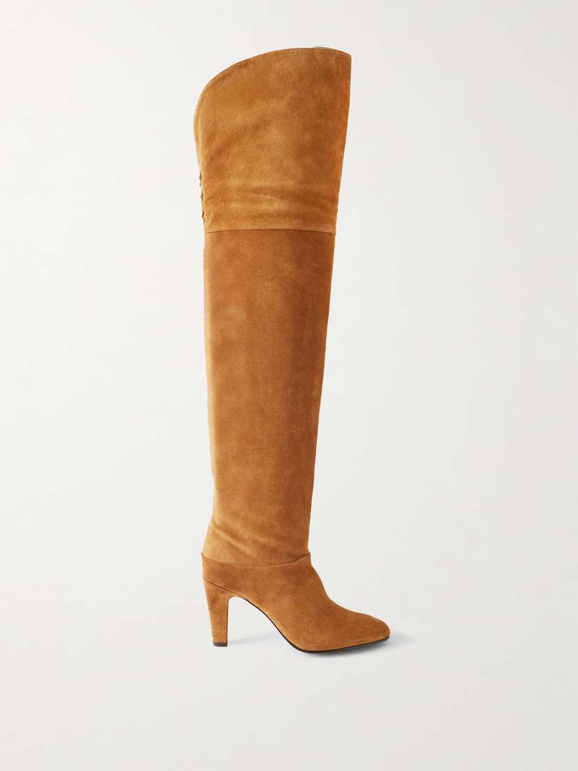 Chloé Eve Suede Over-the-knee Boots
