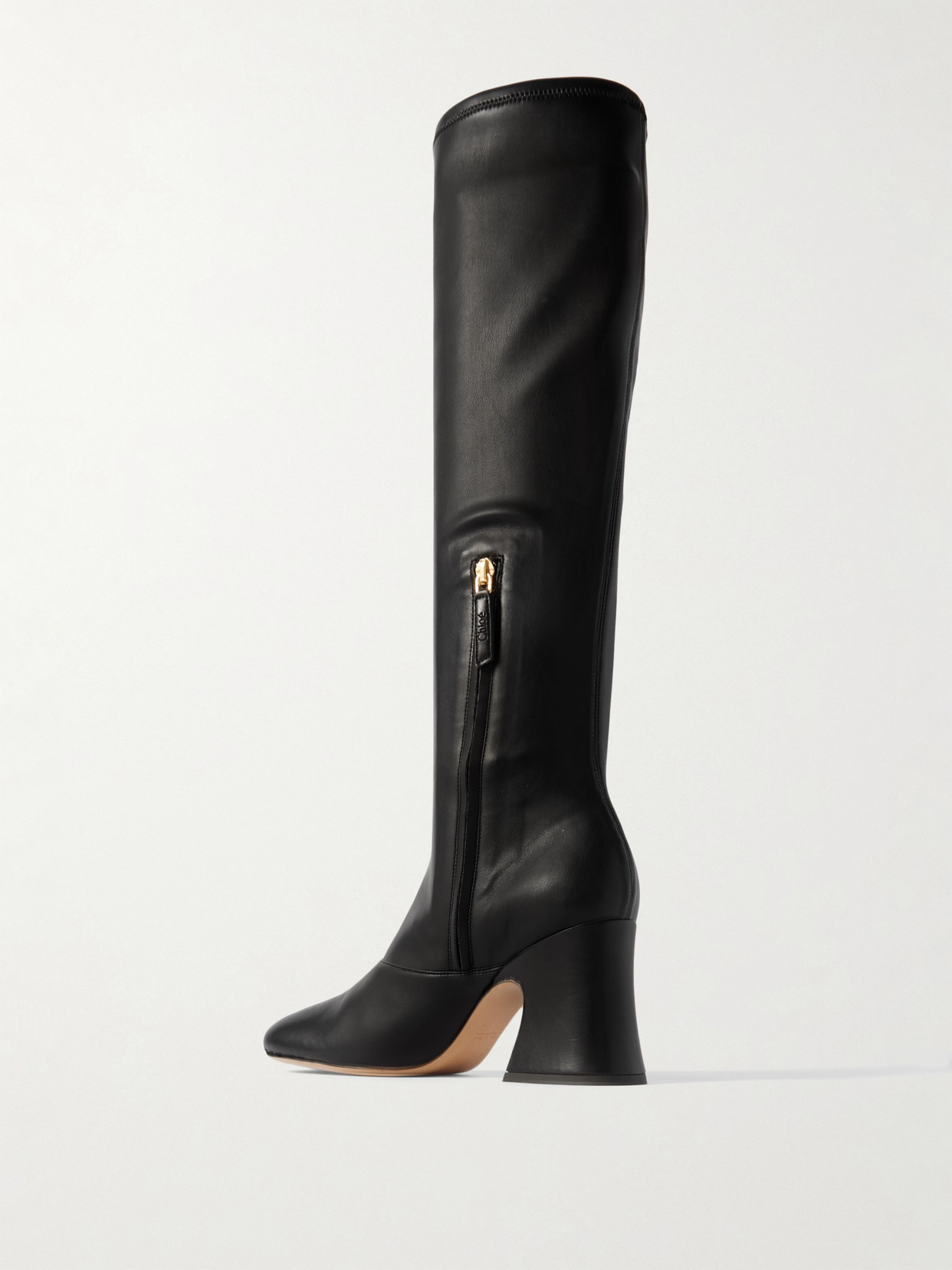 Chloé Janis Stretch Over-the-knee Boot In Black