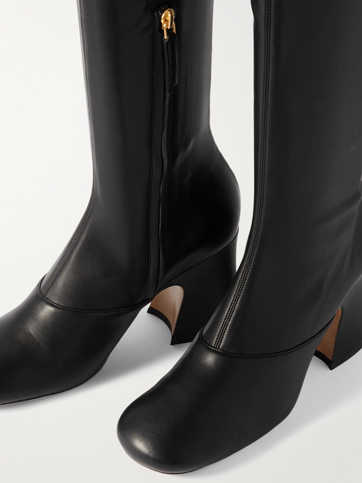 Chloé Janis Stretch Over-the-knee Boot In Black