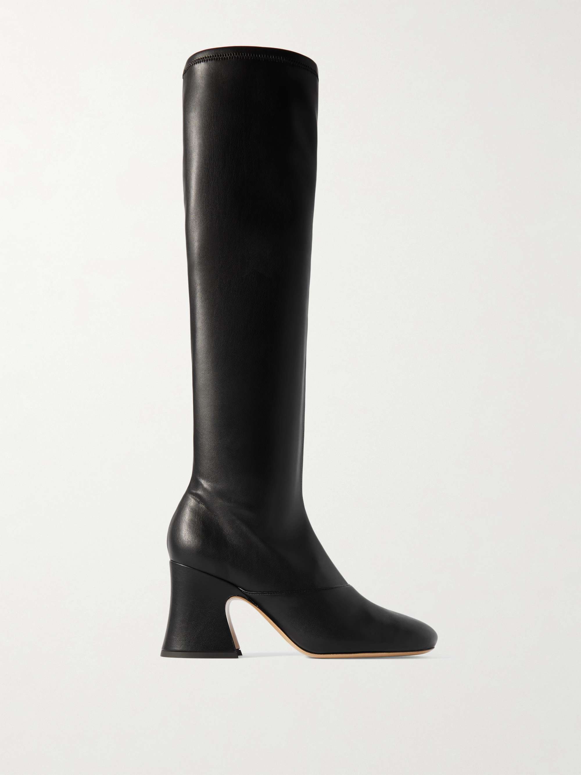 CHLOÉ Janis レザー ニーハイブーツ | NET-A-PORTER