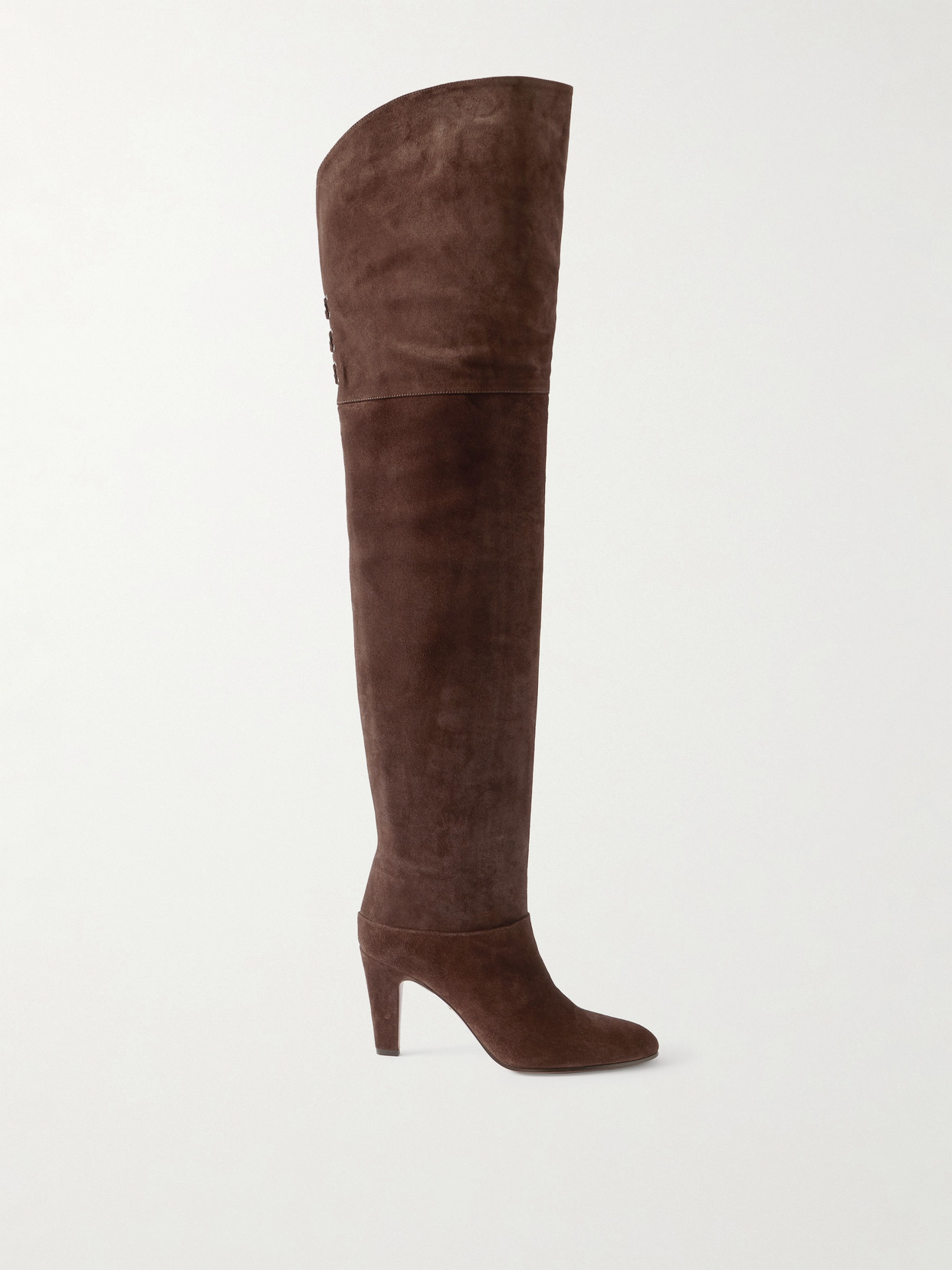 Chloé Eve Suede Over-the-knee Boots In Multi