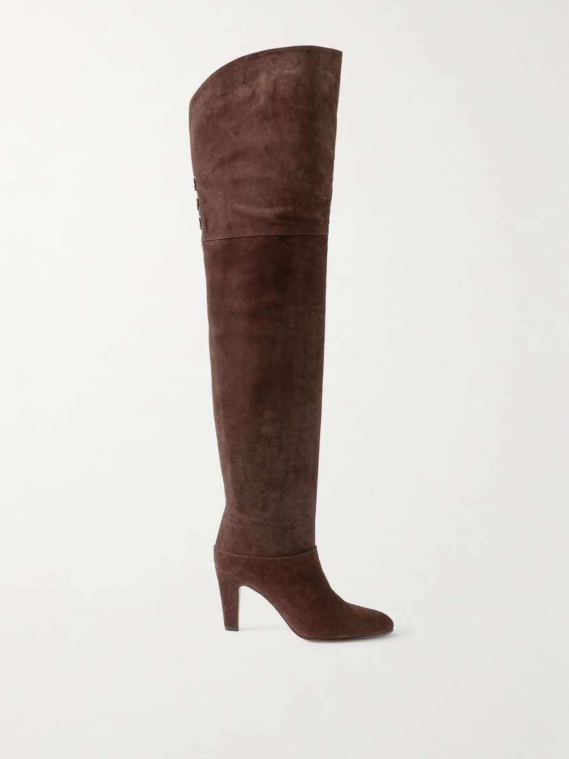 Chloé Eve Suede Over-the-knee Boots