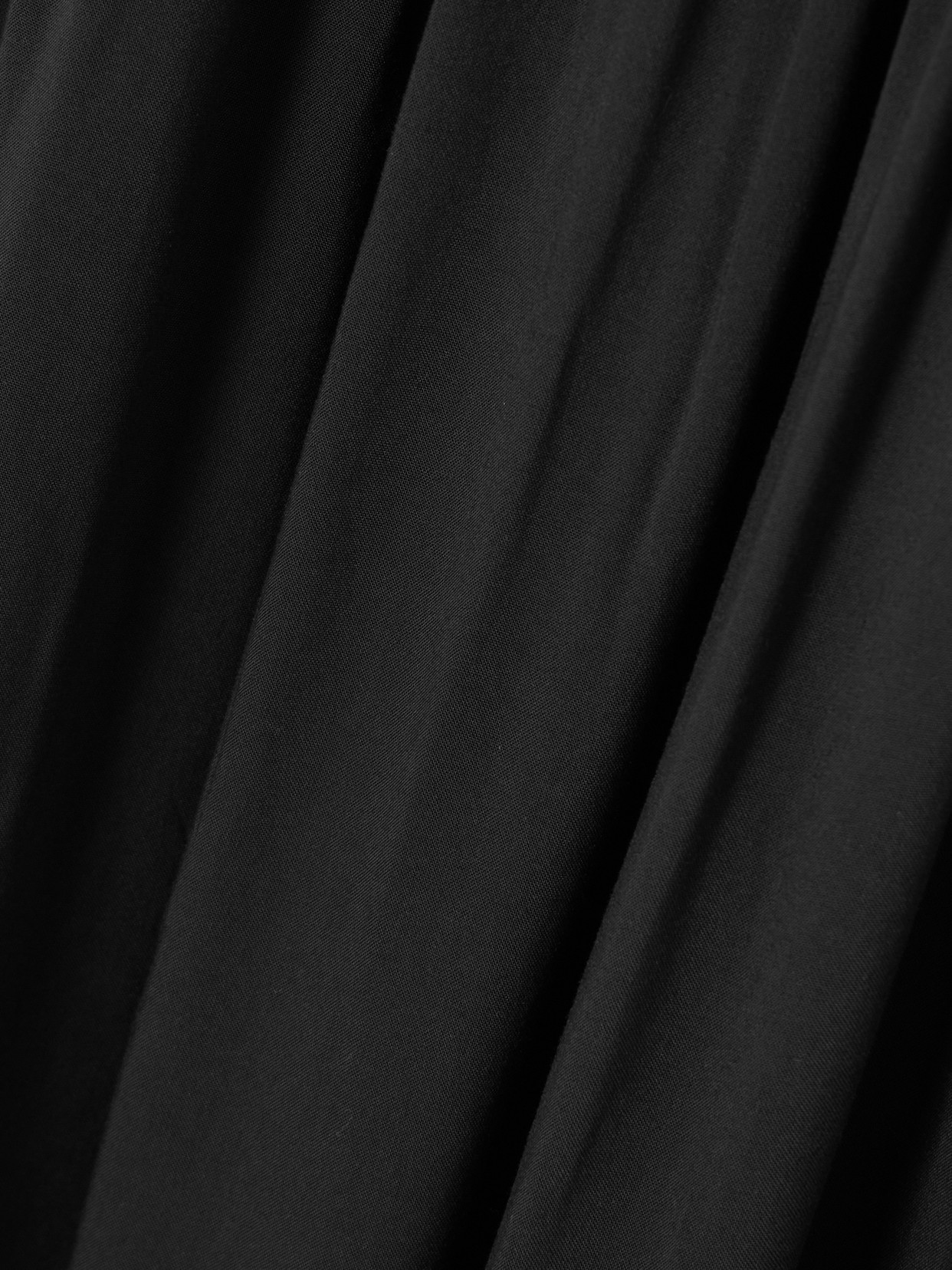 Faithfull Lenise Linen And Woven Maxi Dress In Black