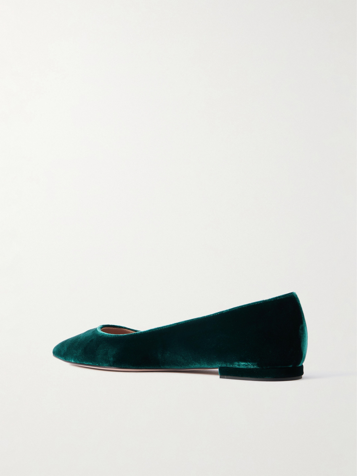 Gianvito Rossi Gianvito Suede Ballet Flats In Green
