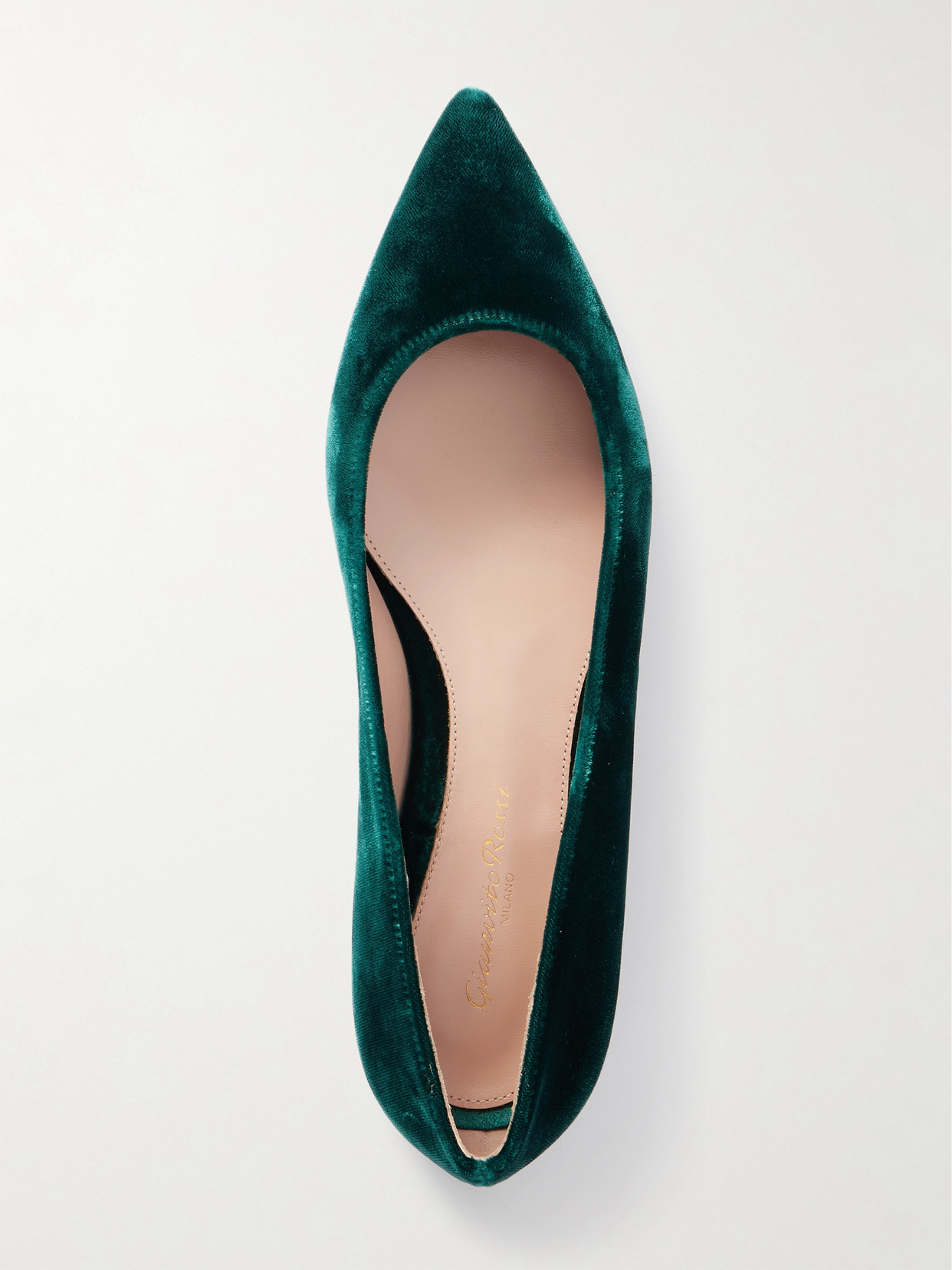 Gianvito Rossi Gianvito Suede Ballet Flats In Green