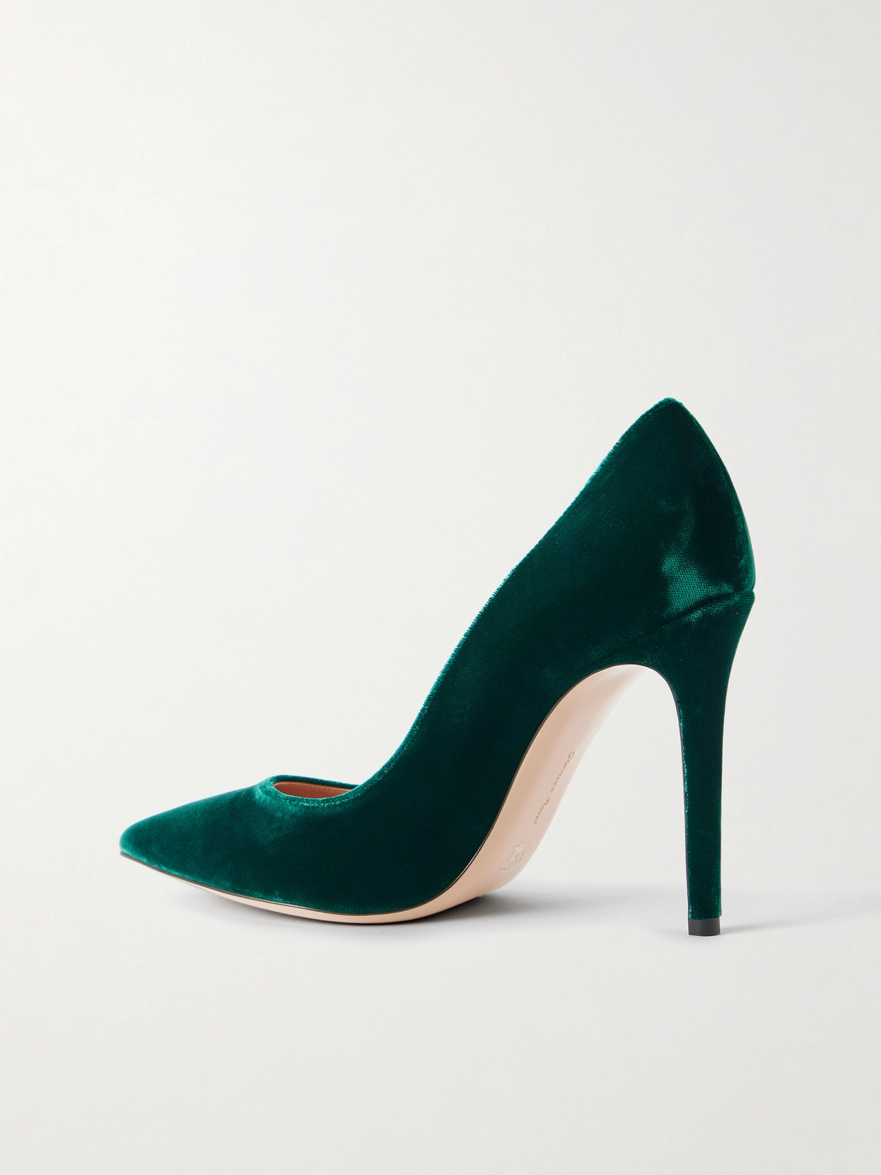 Gianvito Rossi Gianvito 105 Velvet Pumps In Gray