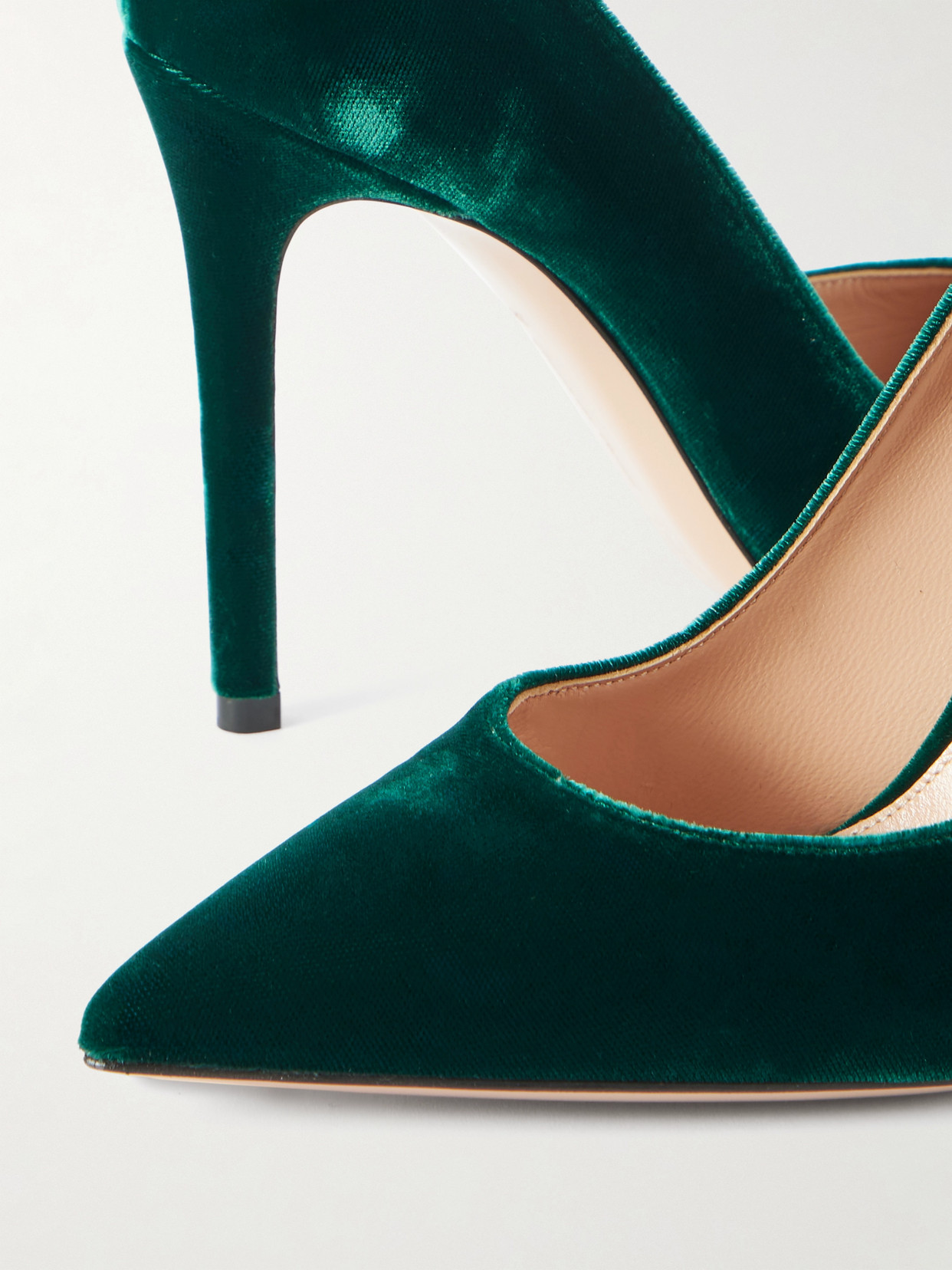 Gianvito Rossi Gianvito 105 Velvet Pumps In Gray