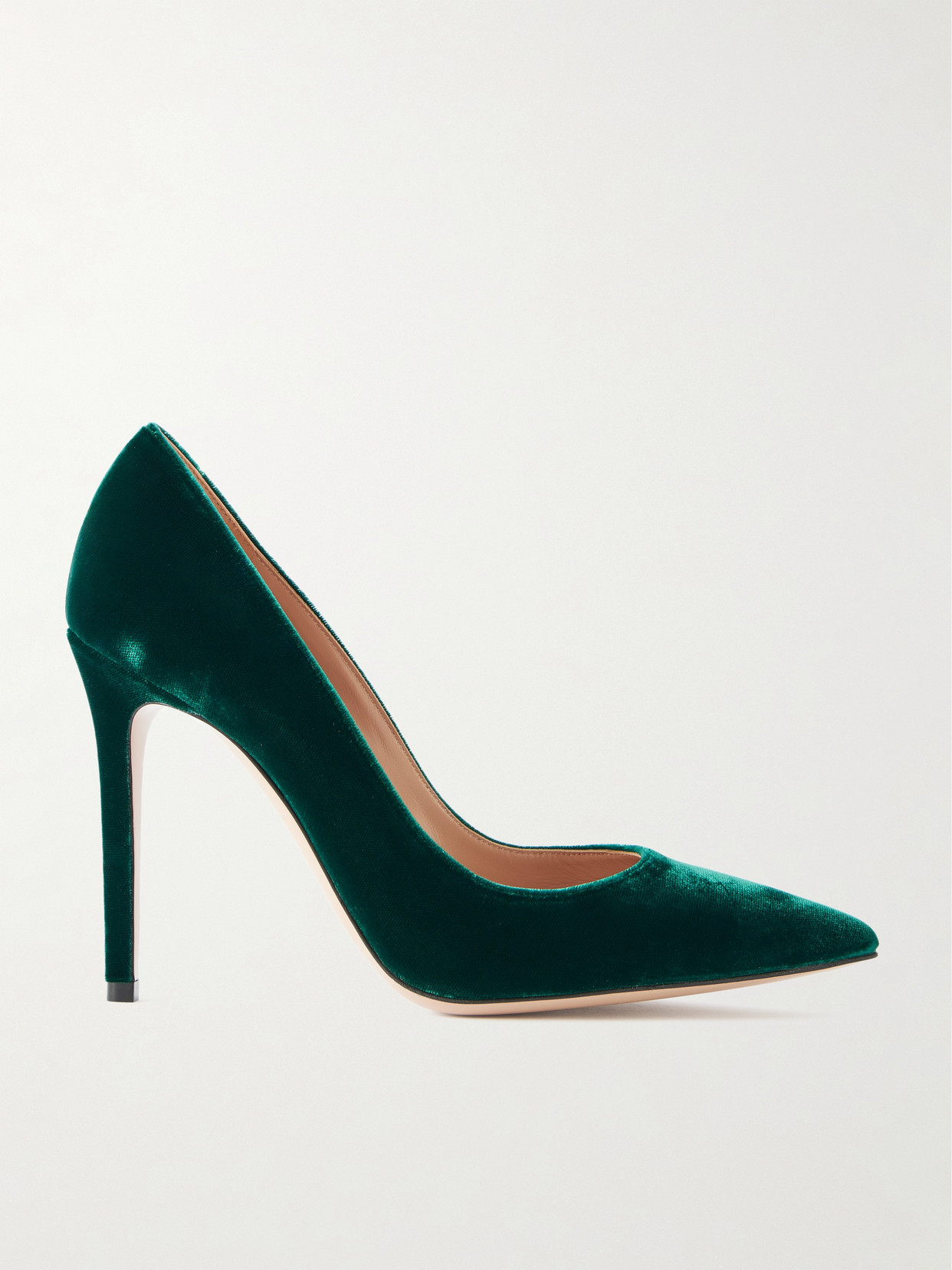 Gianvito Rossi Gianvito 105 Velvet Pumps In Gray