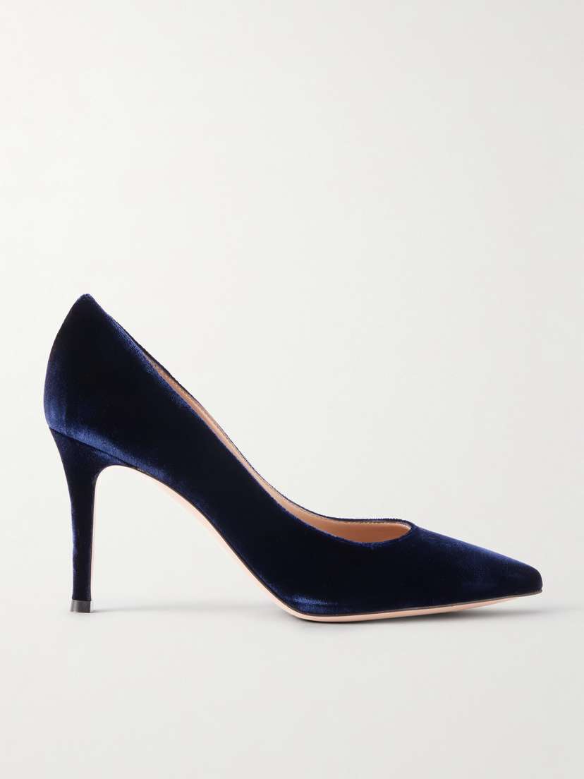 Gianvito Rossi 85 Velvet Pumps