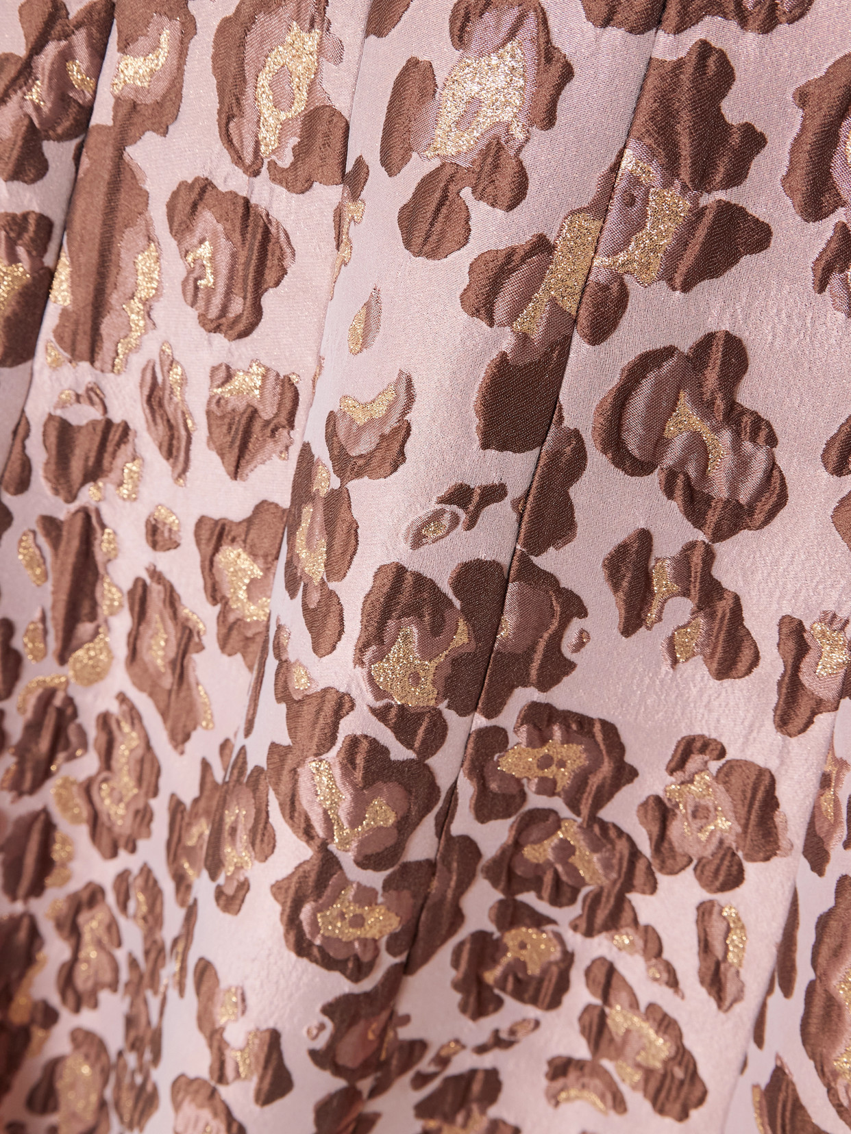 Mimosa Leopard-Brocade Midi