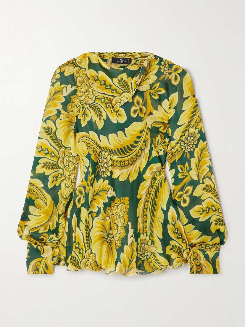 Etro Printed Silk Blouse