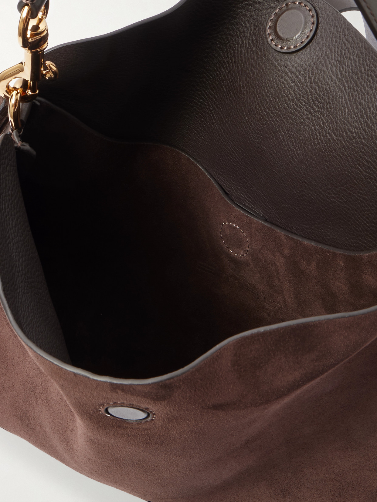 Etro Suede Shoulder Bag In Brown