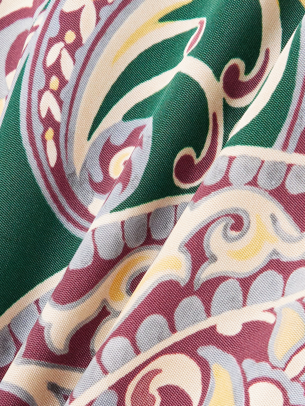 Etro Paisley Print Dress In Brown