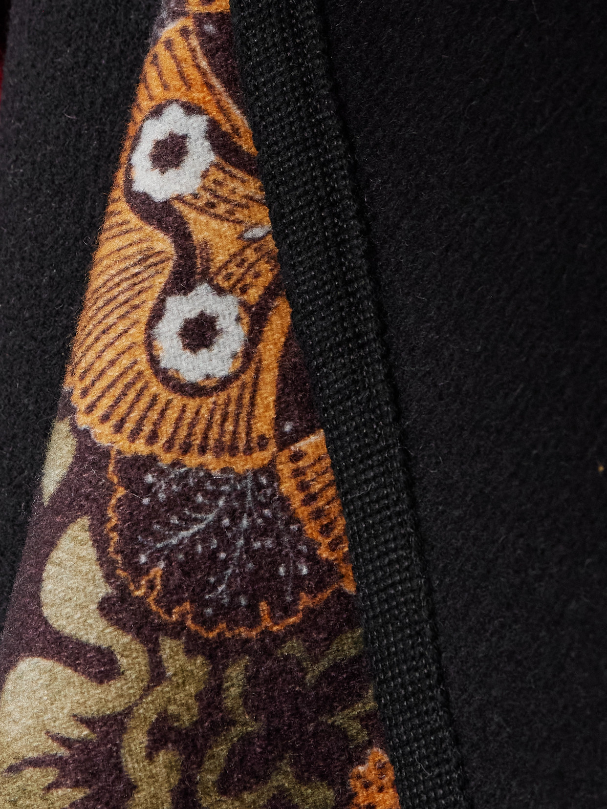 La Doublej Printed Virgin Wool Poncho In Multi