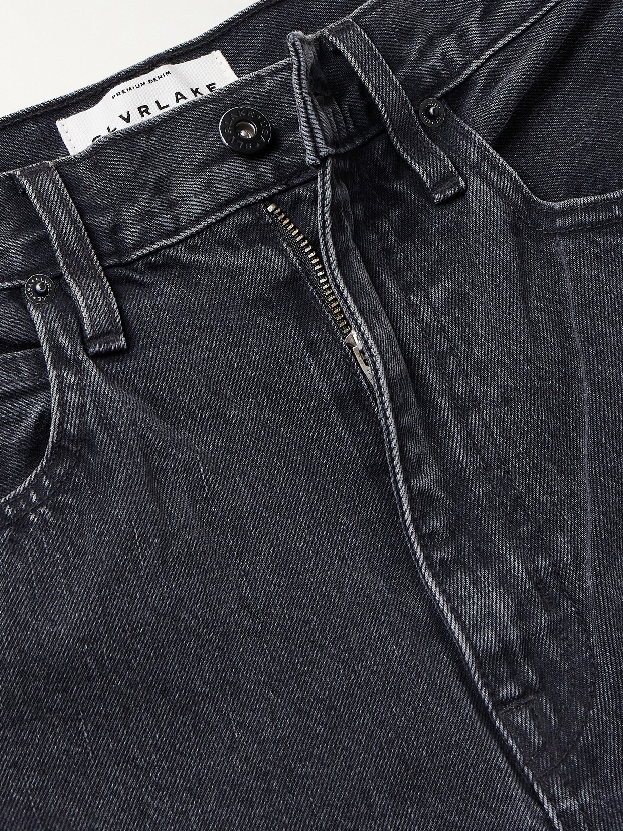 Slvrlake Koko High-rise Straight-leg Jeans In Black