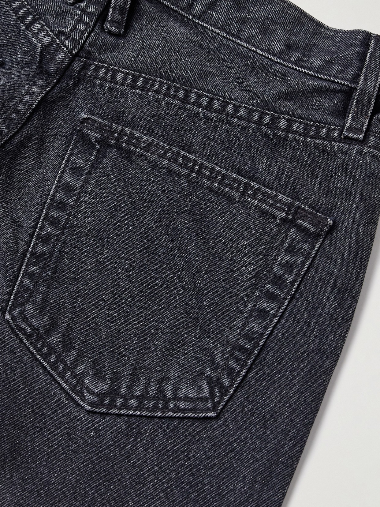 Slvrlake Koko High-rise Straight-leg Jeans In Black