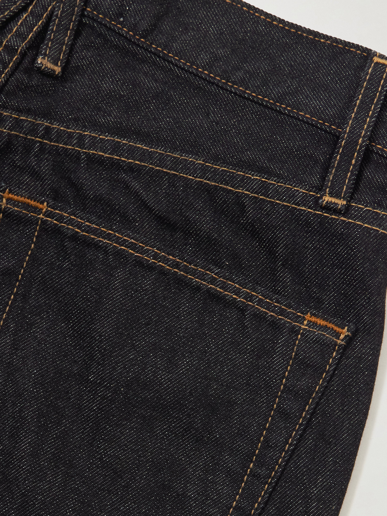 London High-Rise Straight-Leg Jeans