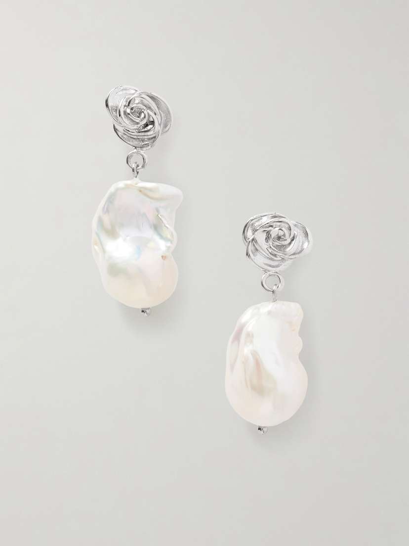 Magda Butrym tone Pearl Earrings