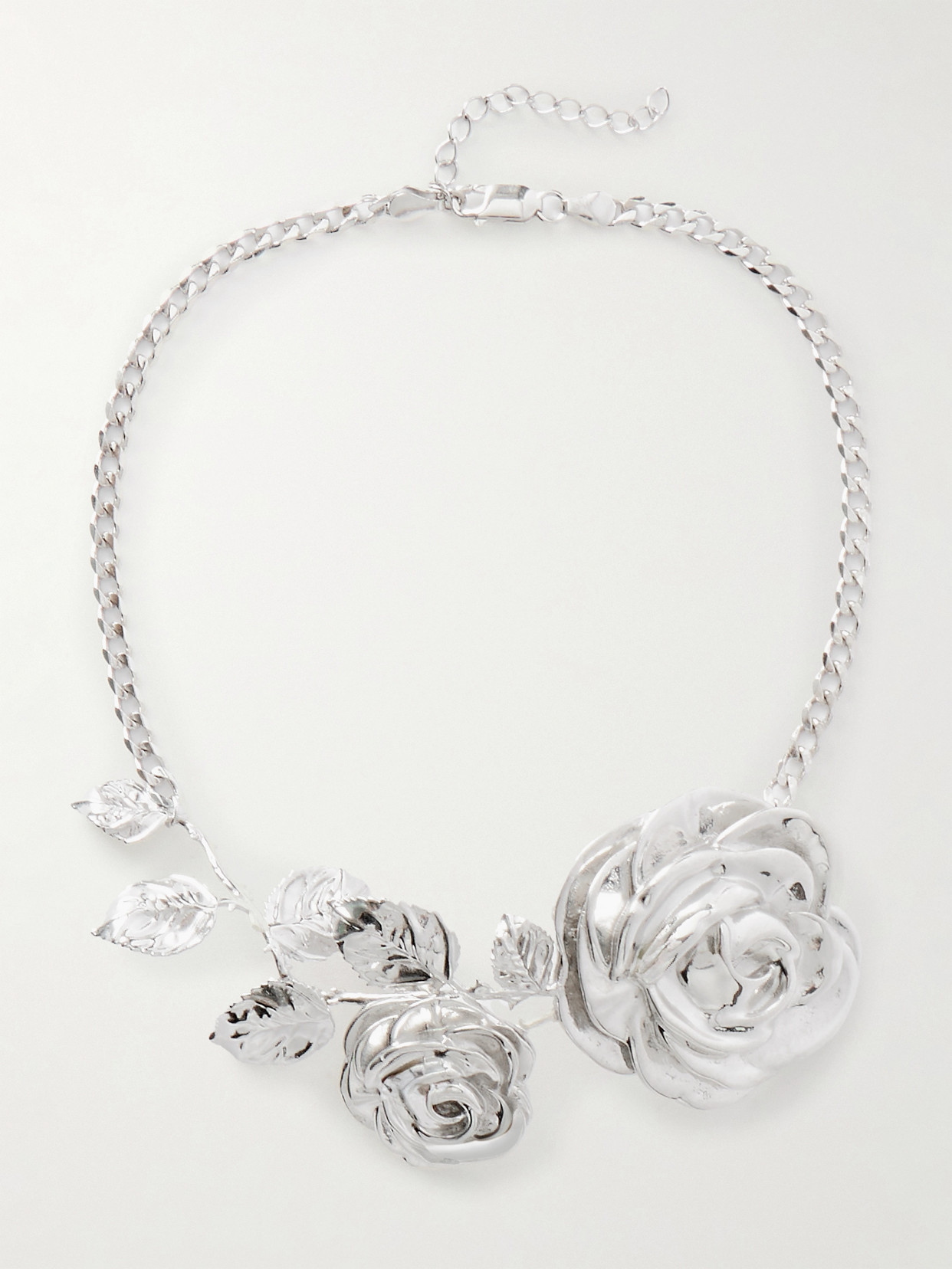 Magda Butrym Silver-tone Necklace In White