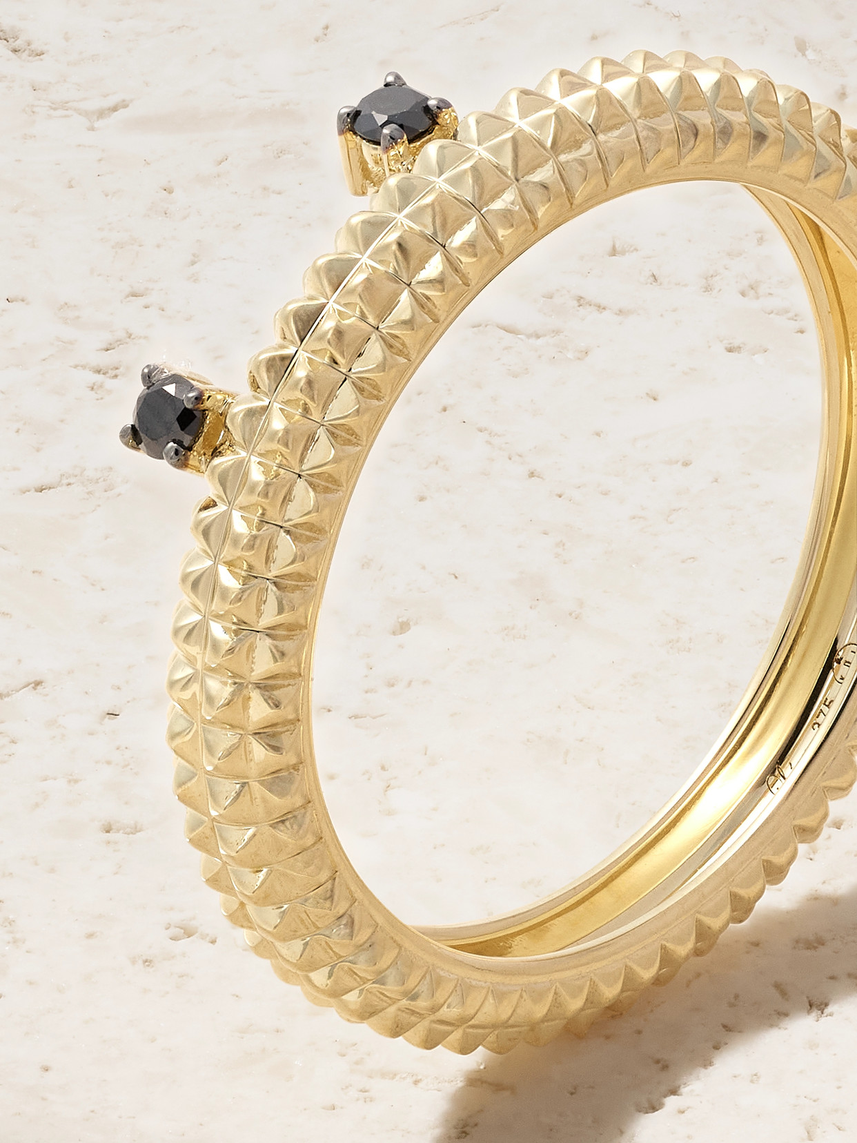 Yvonne Léon Alliance Crapaud 9-karat Gold Diamond Ring In Gold