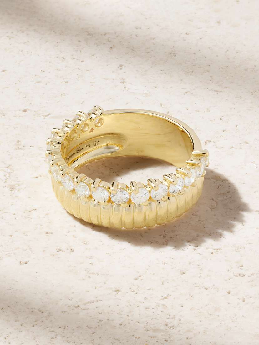 Yvonne Léon Bouée 9-karat Yellow And White Gold Diamond Ring