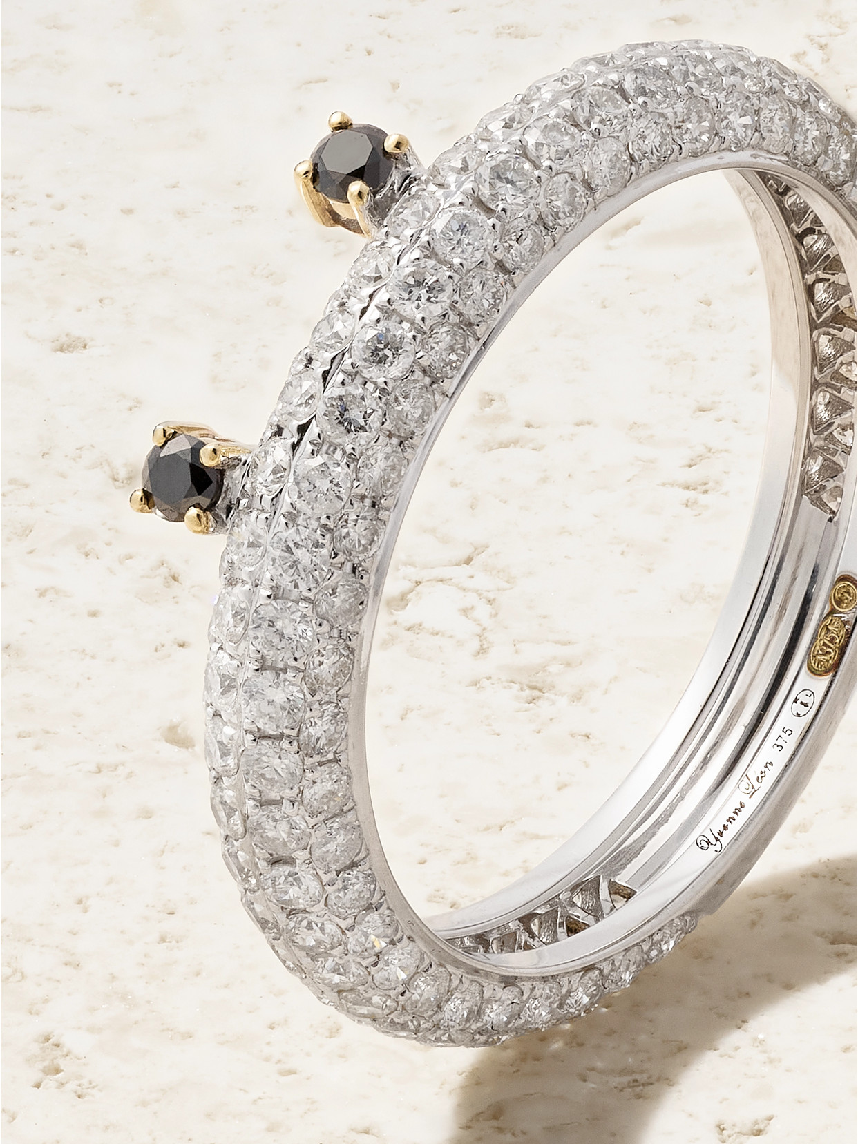 Yvonne Léon Alliance Crapaud 9-karat White Gold Diamond Ring In Gold
