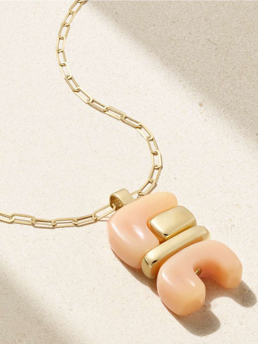 Joelle Kharrat Totem Gold Opal Necklace