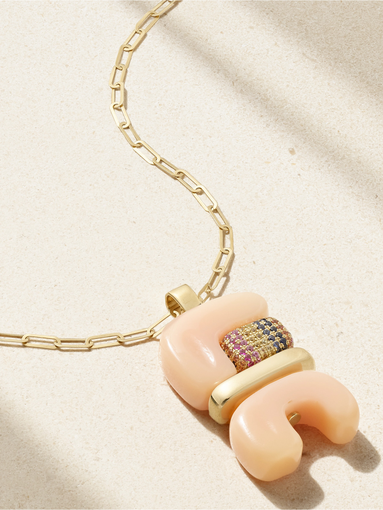 Joelle Kharrat - Totem Gold, Opal And Sapphire Necklace - One size