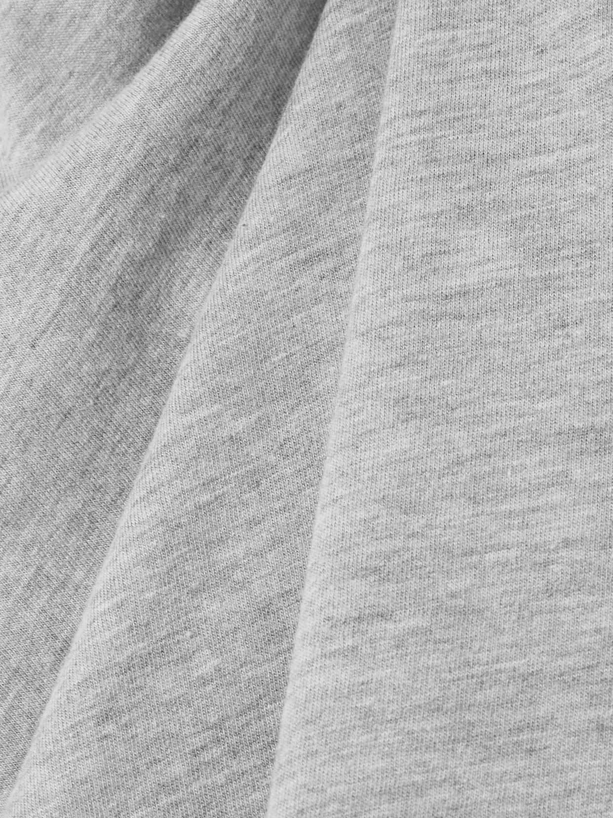 Éterne Gray Cropped Long Sleeve T-shirt In Gray