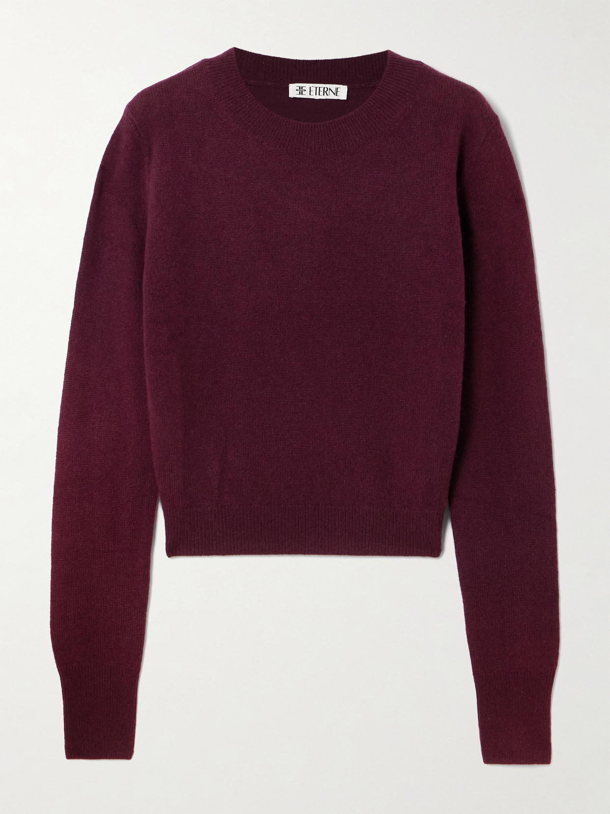 Éterne Francis Cashmere Sweater In Burgundy