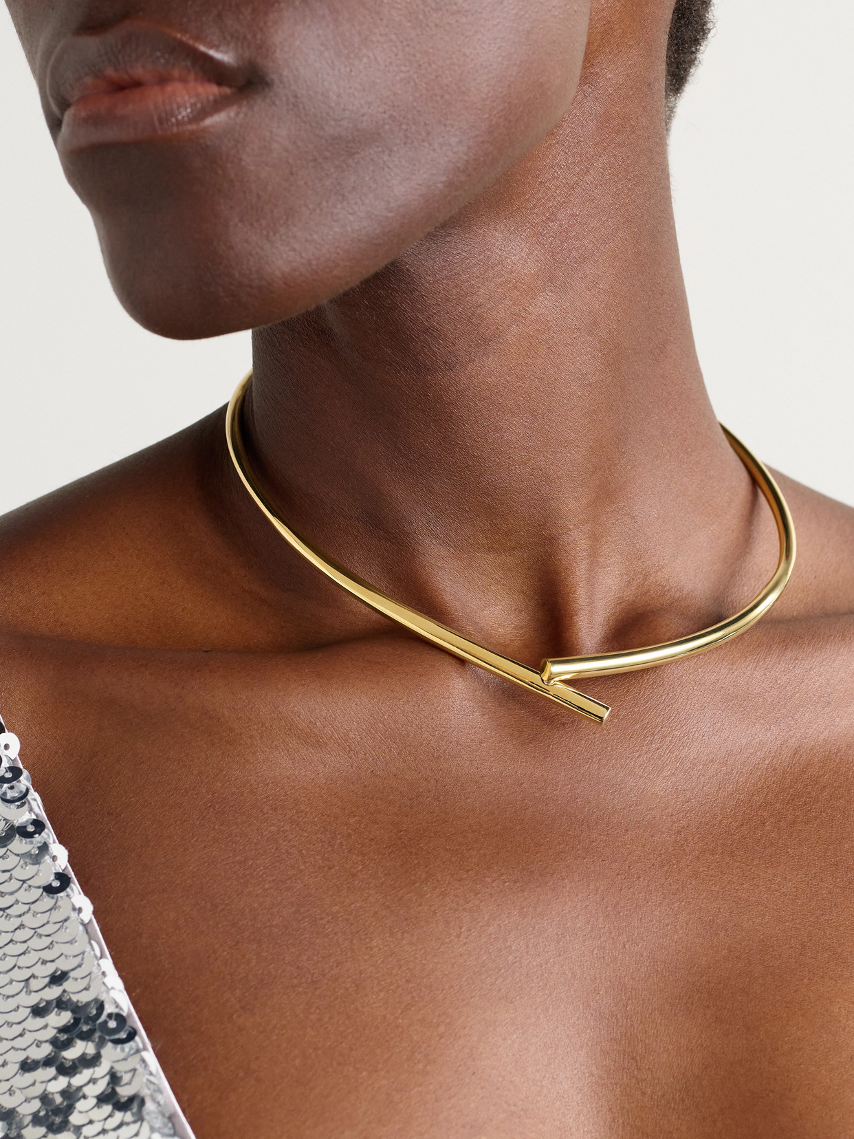 Tabayer Oera 18-karat Gold Choker In Gold
